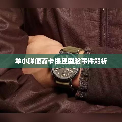 羊小咩便荔卡提现刷脸事件解析