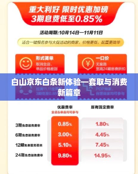 白山京东白条新体验—套取与消费新篇章