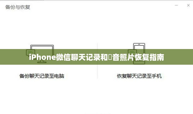 iPhone微信聊天记录和語音照片恢复指南