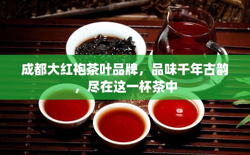 成都大红袍茶叶品牌，品味千年古韵，尽在这一杯茶中