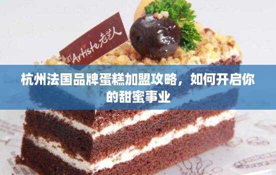 杭州法国品牌蛋糕加盟攻略，如何开启你的甜蜜事业