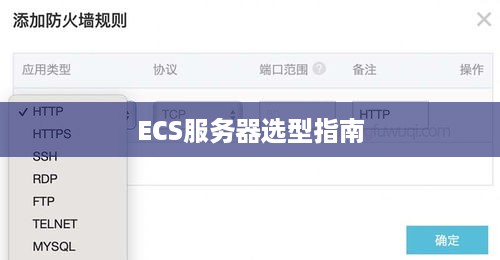 ECS服务器选型指南