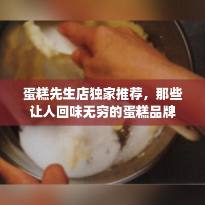 蛋糕先生店独家推荐，那些让人回味无穷的蛋糕品牌