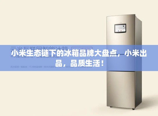 小米生态链下的冰箱品牌大盘点，小米出品，品质生活！