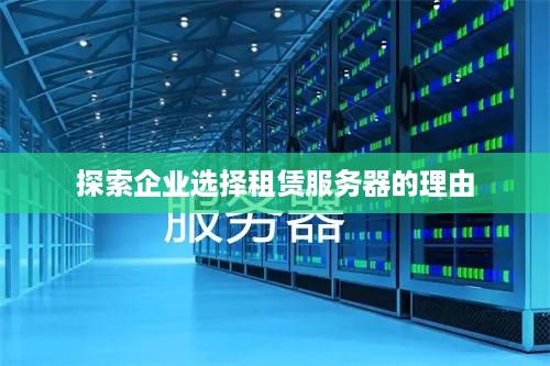 探索企业选择租赁服务器的理由