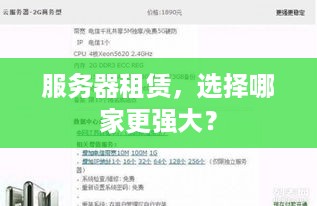 服务器租赁，选择哪家更强大？