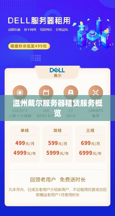 温州戴尔服务器租赁服务概览