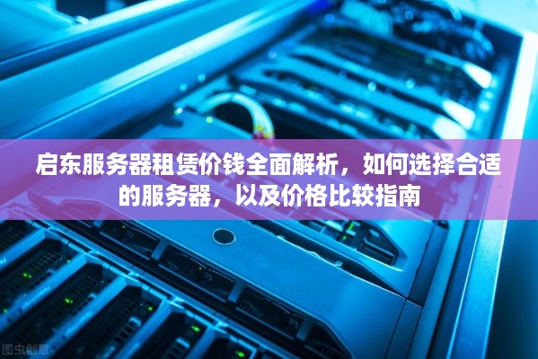 启东服务器租赁价钱全面解析，如何选择合适的服务器，以及价格比较指南
