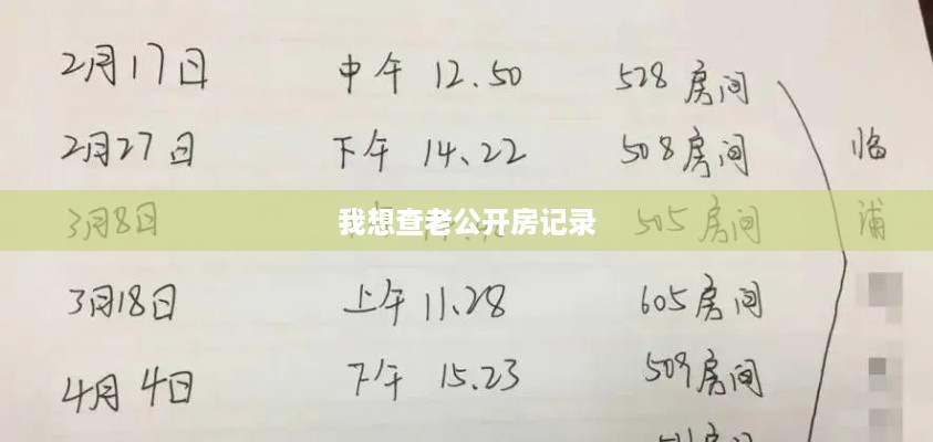 我想查老公开房记录