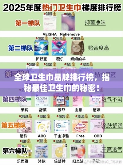 全球卫生巾品牌排行榜，揭秘最佳卫生巾的秘密！