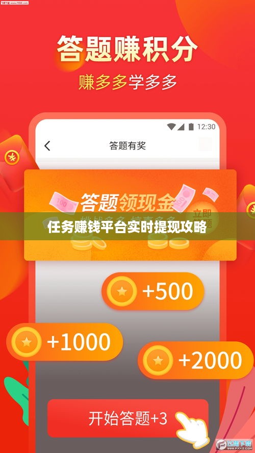 任务赚钱平台实时提现攻略