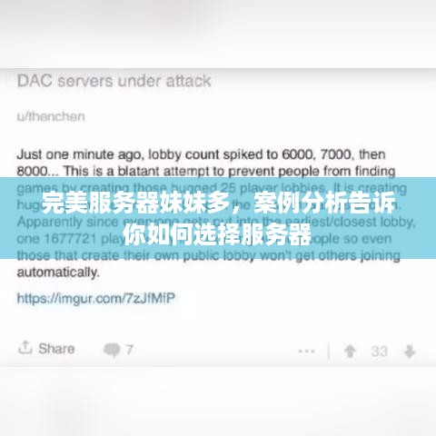 完美服务器妹妹多，案例分析告诉你如何选择服务器