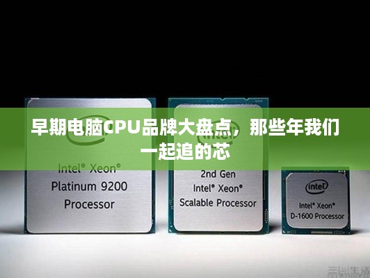 早期电脑CPU品牌大盘点，那些年我们一起追的芯