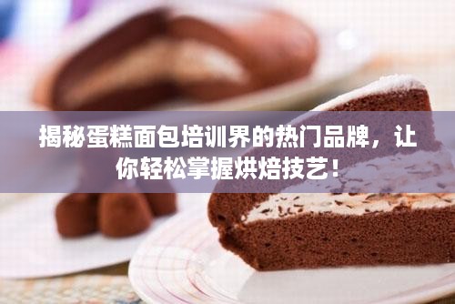 揭秘蛋糕面包培训界的热门品牌，让你轻松掌握烘焙技艺！