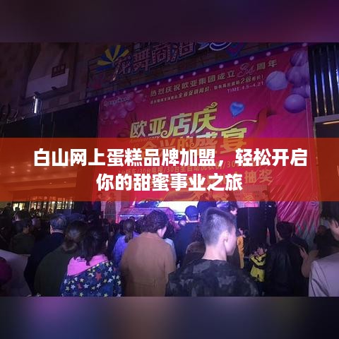 白山网上蛋糕品牌加盟，轻松开启你的甜蜜事业之旅