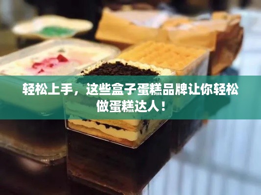 轻松上手，这些盒子蛋糕品牌让你轻松做蛋糕达人！