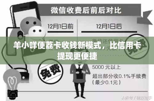羊小咩便荔卡收钱新模式，比信用卡提现更便捷