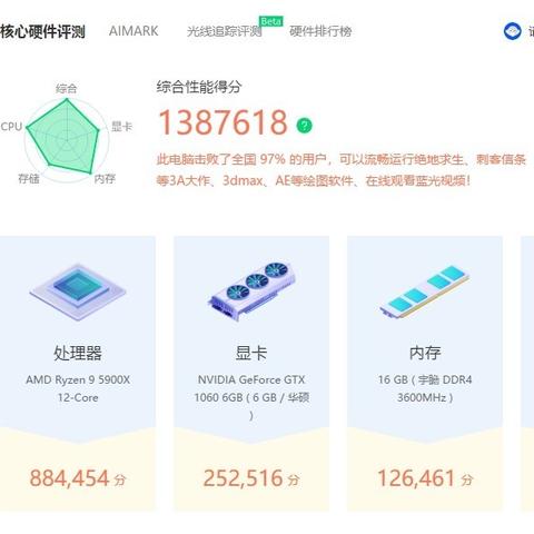 台式品牌整机游戏电脑，性能与颜值的完美结合