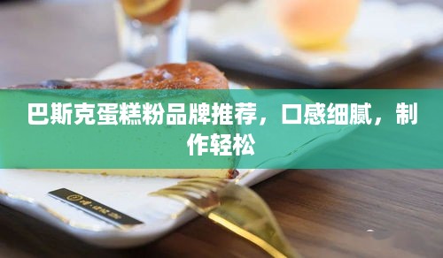 巴斯克蛋糕粉品牌推荐，口感细腻，制作轻松