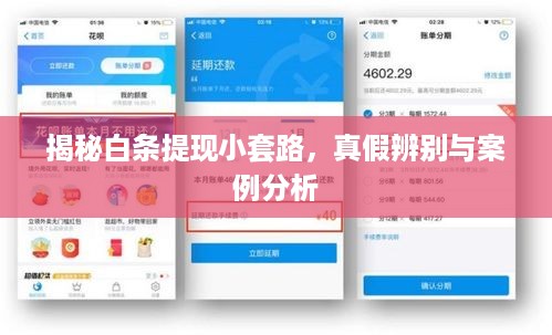 揭秘白条提现小套路，真假辨别与案例分析