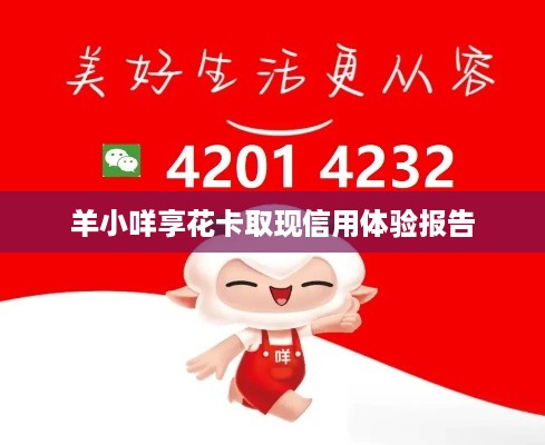羊小咩享花卡取现信用体验报告