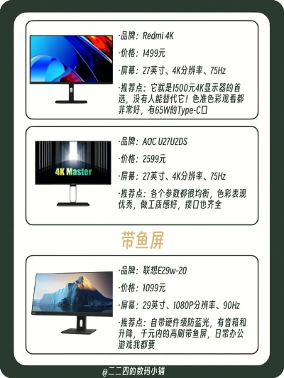 电脑大屏幕品牌大盘点，性价比与性能兼顾的选择指南