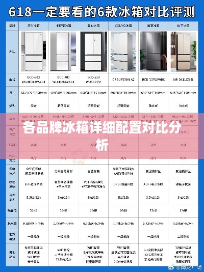 各品牌冰箱详细配置对比分析
