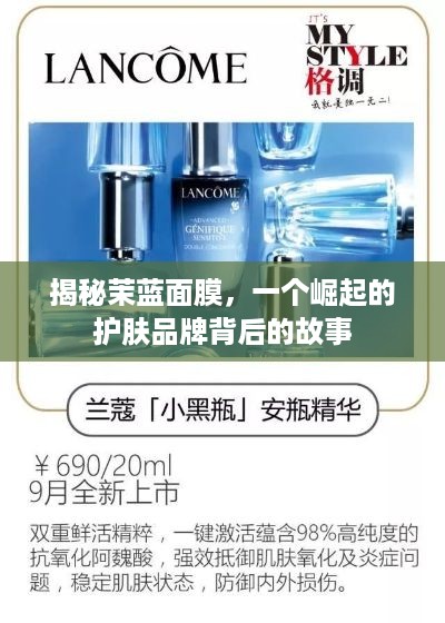揭秘茉蓝面膜，一个崛起的护肤品牌背后的故事