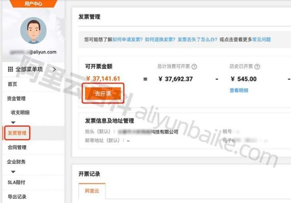 租赁服务器的发票开具指南