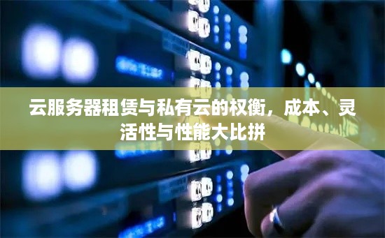 云服务器租赁与私有云的权衡，成本、灵活性与性能大比拼