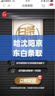 哈沈阳京东白条取现攻略