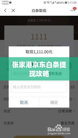 张家港京东白条提现攻略