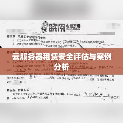 云服务器租赁安全评估与案例分析