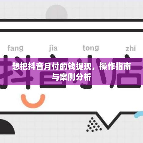 想把抖音月付的钱提现，操作指南与案例分析