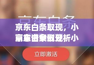 京东白条取现，小丽靠谱案例分析
京东白条取现，小丽靠谱案例分享