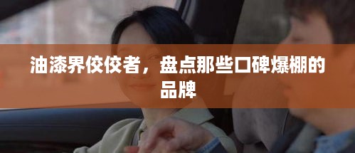 油漆界佼佼者，盘点那些口碑爆棚的品牌