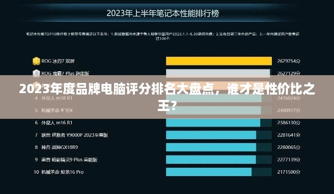 2023年度品牌电脑评分排名大盘点，谁才是性价比之王？