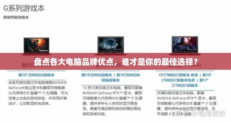 盘点各大电脑品牌优点，谁才是你的最佳选择？