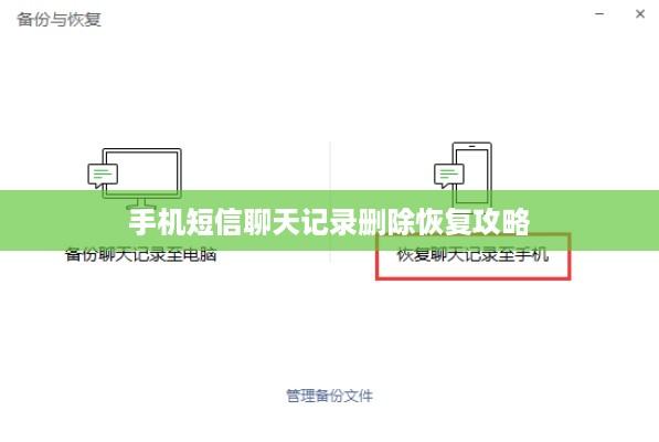 手机短信聊天记录删除恢复攻略
