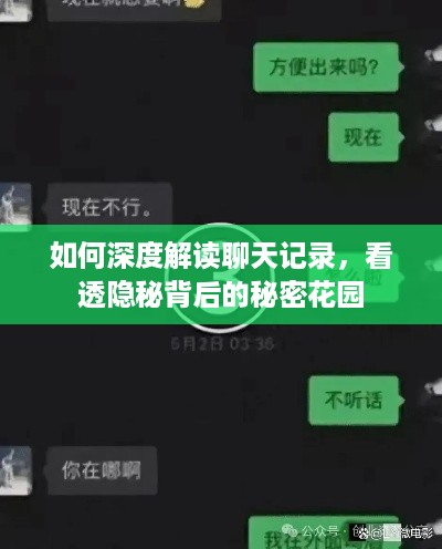 如何深度解读聊天记录，看透隐秘背后的秘密花园