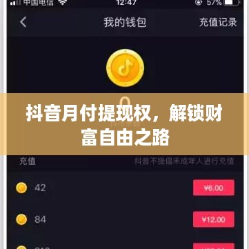 抖音月付提现权，解锁财富自由之路