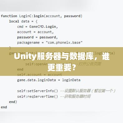 Unity服务器与数据库，谁更重要？