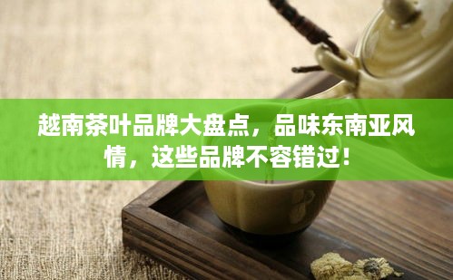 越南茶叶品牌大盘点，品味东南亚风情，这些品牌不容错过！