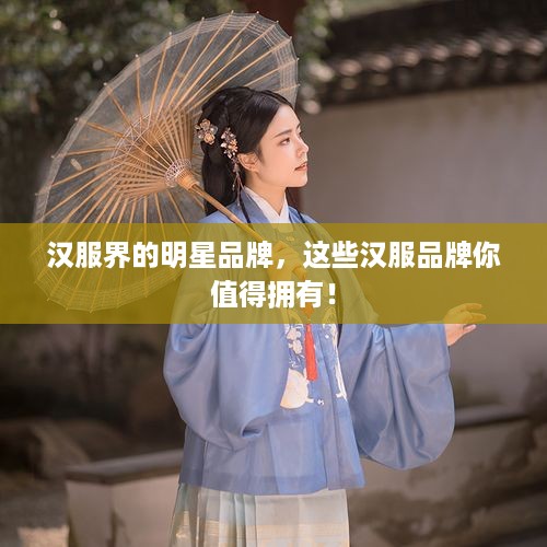 汉服界的明星品牌，这些汉服品牌你值得拥有！