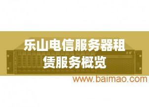 乐山电信服务器租赁服务概览