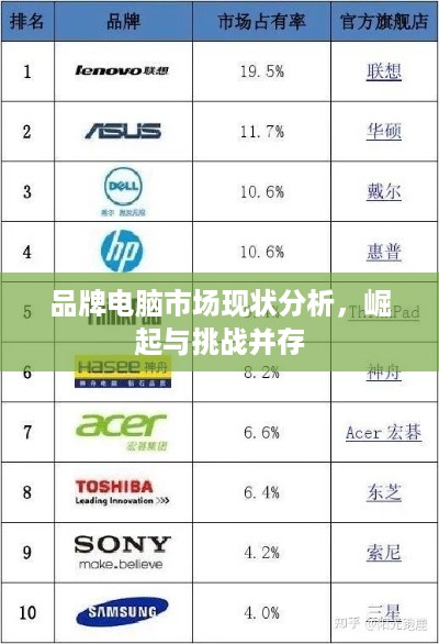 品牌电脑市场现状分析，崛起与挑战并存