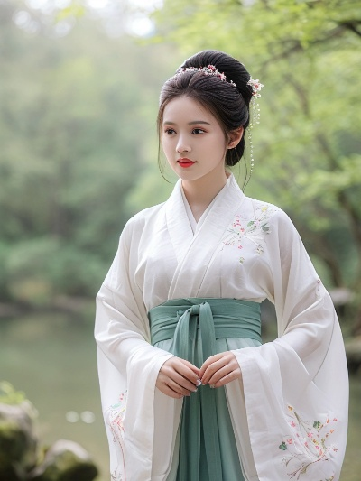 秋季女士品牌汉服美图鉴赏，穿越时空的古典韵味