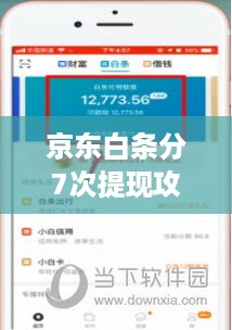 京东白条分7次提现攻略