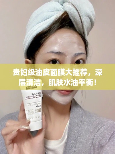 贵妇级油皮面膜大推荐，深层清洁，肌肤水油平衡！