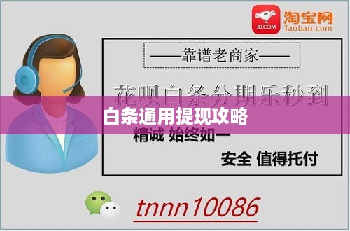 白条通用提现攻略